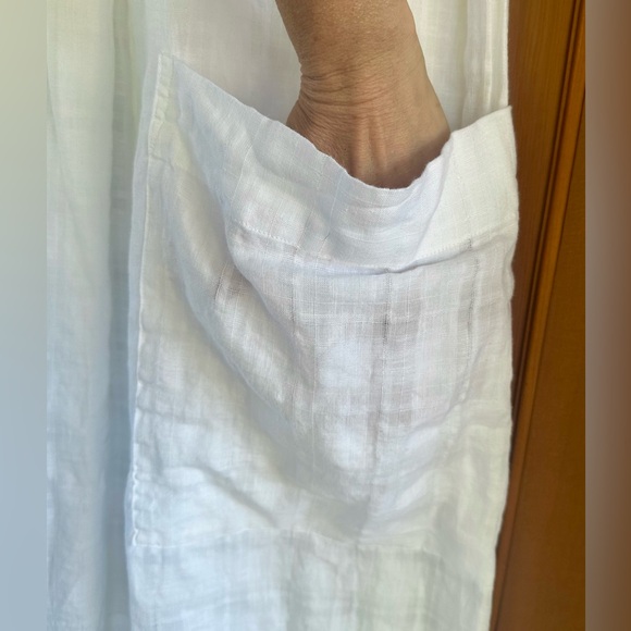 NWT! Banana Republic “Laurel” Linen-Cotton Utility Dress - L - Picture 7 of 10